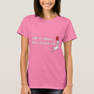 Camiseta Juego con su perro