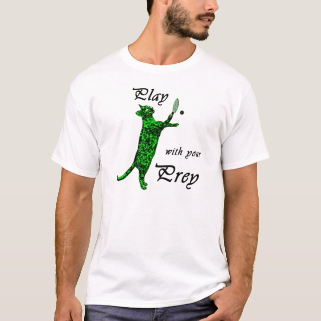 Camiseta Juego con su presa (Raquetball) (Anverso)