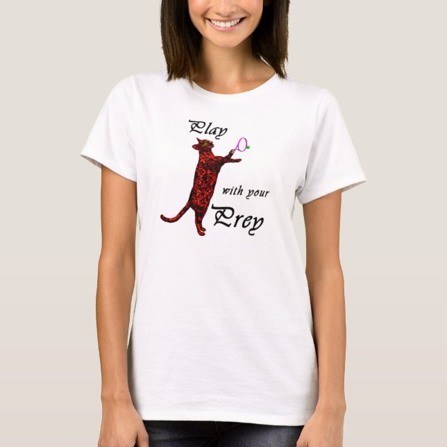 Camiseta Juego con su presa (tenis) (Anverso)