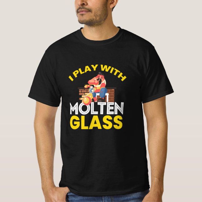 Camiseta Juego Con Vidrio Molten (Anverso)