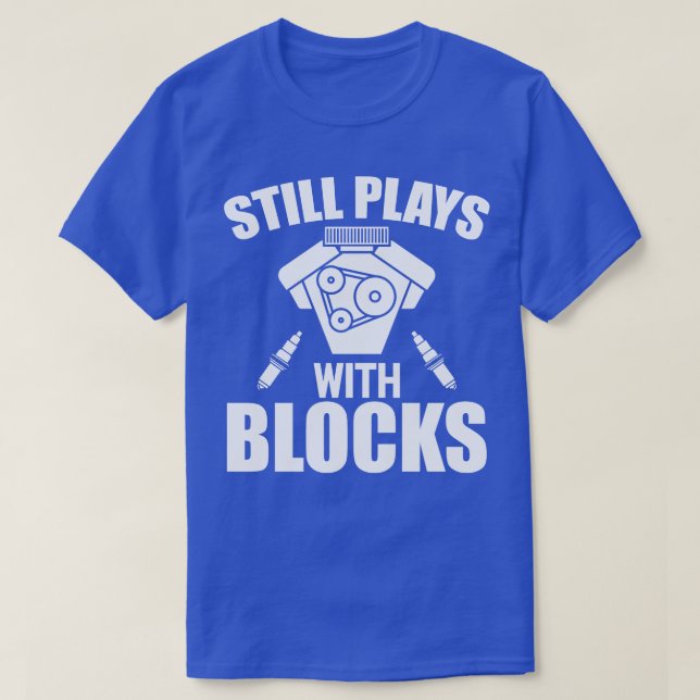 Camiseta Juego continuo mecánico con bloques w (Diseño del anverso)