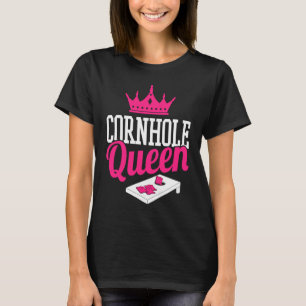 Camiseta Juego Cornhole Queen Corn Hole Sack Cornhole