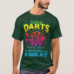 Camiseta Juego Darts Darting Vintage Funny Dart Player