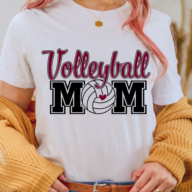 Camiseta Juego Day Deportes Voleibol Mamá Shirt (Subido por el creador)