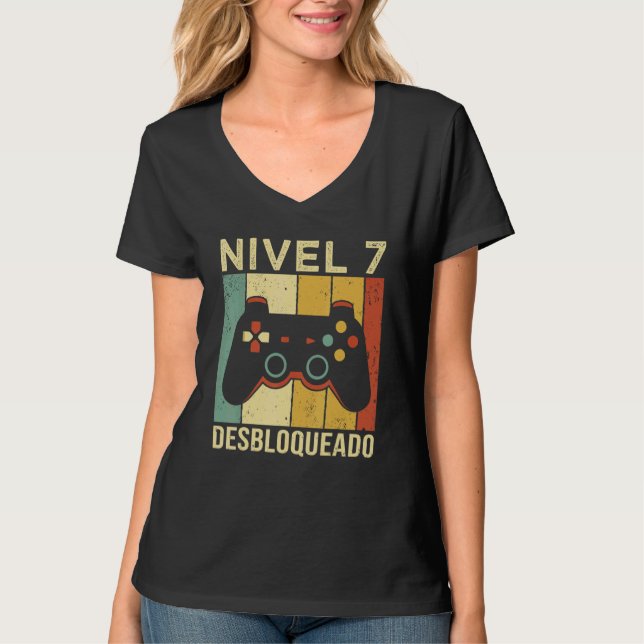 Camiseta Juego de 7 Aniversario del controlador del videoju (Anverso)