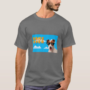 Camiseta Juego de 8 bits sobre Jack Russell
