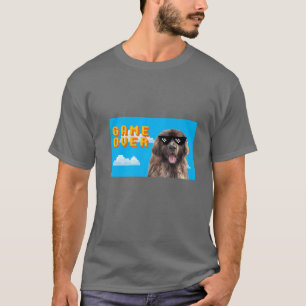 Camiseta Juego de 8 bits sobre Leonberger