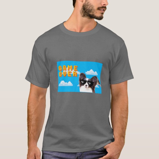 Camiseta Juego de 8 bits sobre Papillon (Anverso)