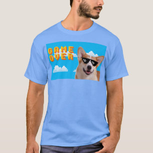 Camiseta Juego de 8 bits sobre Pembroke Welsh Corgi-4