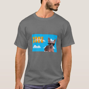 Camiseta Juego de 8 bits sobre Xoloitzcuintli