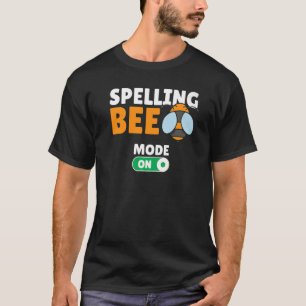 Camiseta Juego de Abeja de Ortografía Ortografía Competitiv