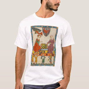 Camiseta Juego de Ajedrez Codex Manesse siglo XIV