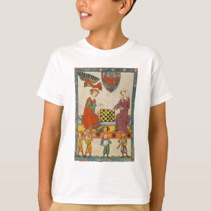 Camiseta Juego de Ajedrez Codex Manesse siglo XIV
