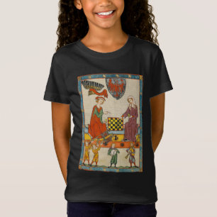 Camiseta Juego de Ajedrez Codex Manesse siglo XIV
