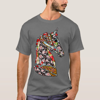Camiseta juego de ajedrez de cabeza de caballo