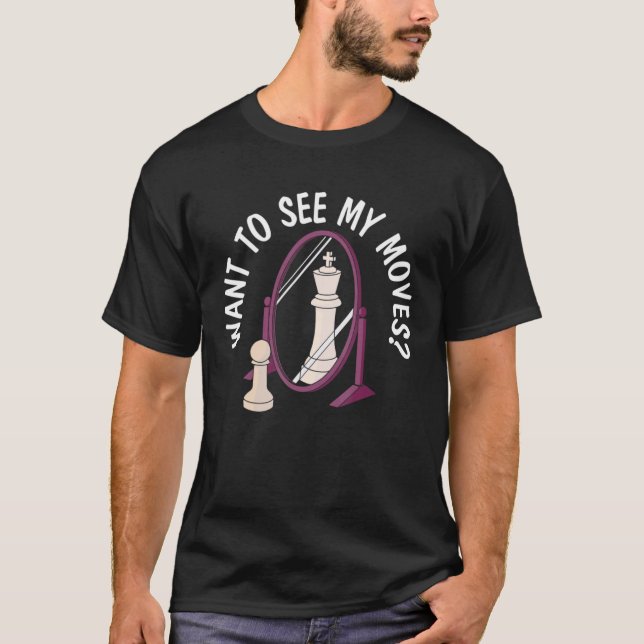 Camiseta Juego de ajedrez de tablero de ajedrez (Anverso)