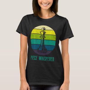 Camiseta Juego de ajedrez de tablero de ajedrez de Piece Wh