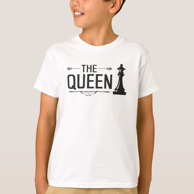 Camiseta Juego de ajedrez Jaque mate Queen Board Idea de re (Anverso)