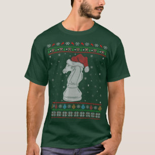 Camiseta Juego de ajedrez Lover Xmas Encender Santa Chess U