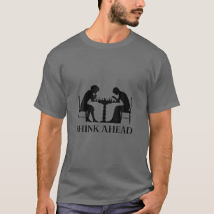 Camiseta Juego de Ajedrez Pensar Antes De La Escuela De Aje