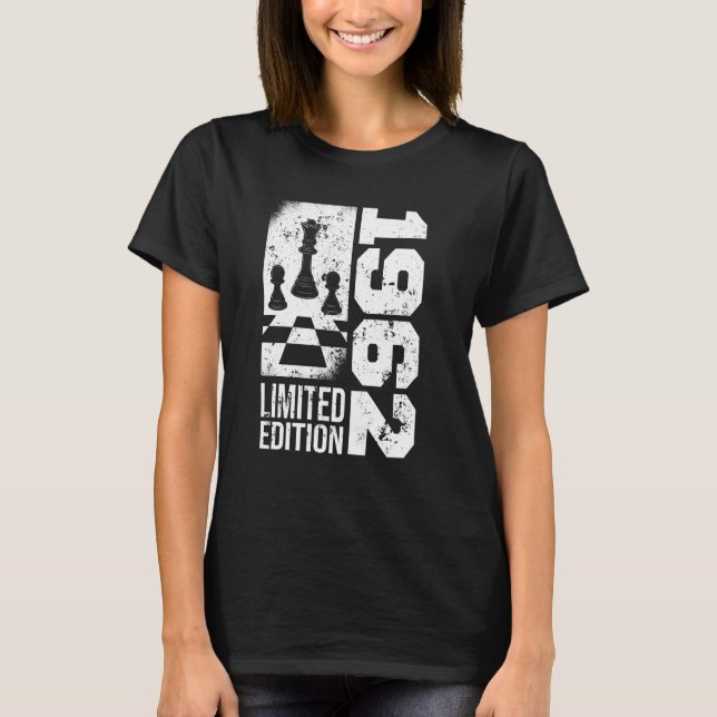 Camiseta Juego de ajedrez Piezas de ajedrez de cumpleaños d (Anverso)
