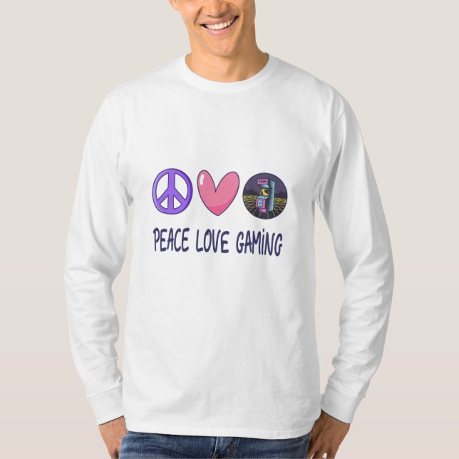 Camiseta Juego de amor de paz (Anverso)