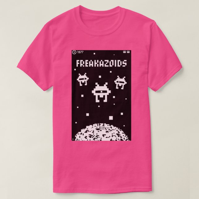 Camiseta Juego de arcada de FREAKAZOIDS (Diseño del anverso)