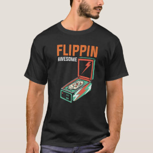 Camiseta Juego de Arcade de Pinball Impresionante y Antiguo
