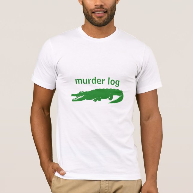 Camiseta juego de asesinatos divertido juego de palabras de (Anverso)