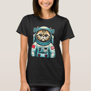 Camiseta Juego de astronautas para gatos persas