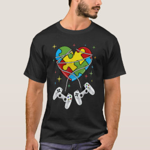 Camiseta Juego de autismo para niños Mes del Día de concien