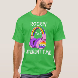Camiseta Juego De Autismo Rocando A Una Tune Diferente Para