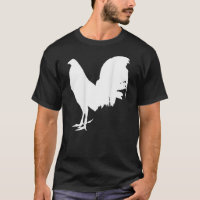 Juego de aves Gallegos Rooster Pollo Gamefowl blan