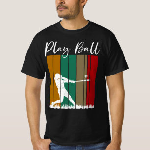 Camiseta Juego De Bala De Béisbol Y Ball Jugador