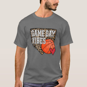 Camiseta Juego de baloncesto con sangre Día Vibes Leopard B