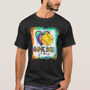 Camiseta Juego de baloncesto con sangre Día Vibes Softball