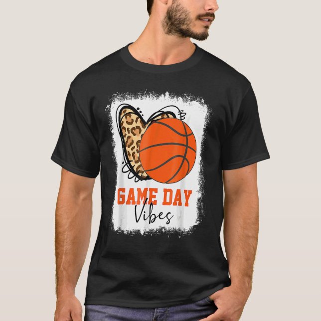 Camiseta Juego de baloncesto Día Vibes Baloncesto Día de la (Anverso)