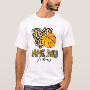 Camiseta Juego de baloncesto Día Vibes Leopard Básquetbol M