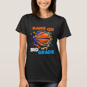 Camiseta Juego de baloncesto en 3er grado Primer día del té