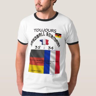 Camiseta Juego de balonmano Alemania vs Francia Balspiel Li