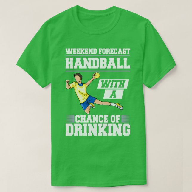 Camiseta Juego de balonmano Ball Player Rules Court Team 9 (Diseño del anverso)