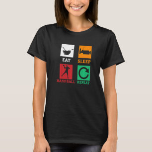 Camiseta Juego de balonmano del jugador repetido del jugado