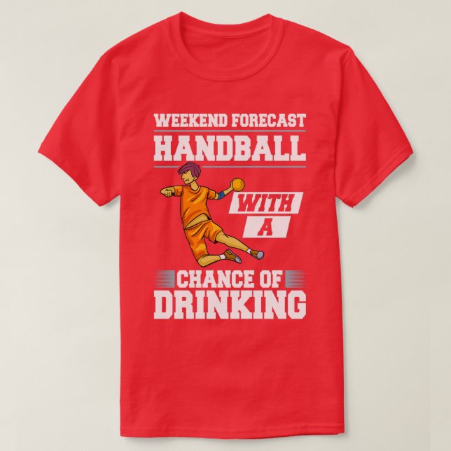 Camiseta Juego de balonmano Jugador Reglas Tribunal Equipo  (Diseño del anverso)