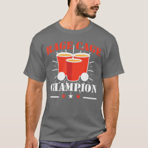 Camiseta Juego de Bebida de Jaula de Ira Fiesta de Cerveza
