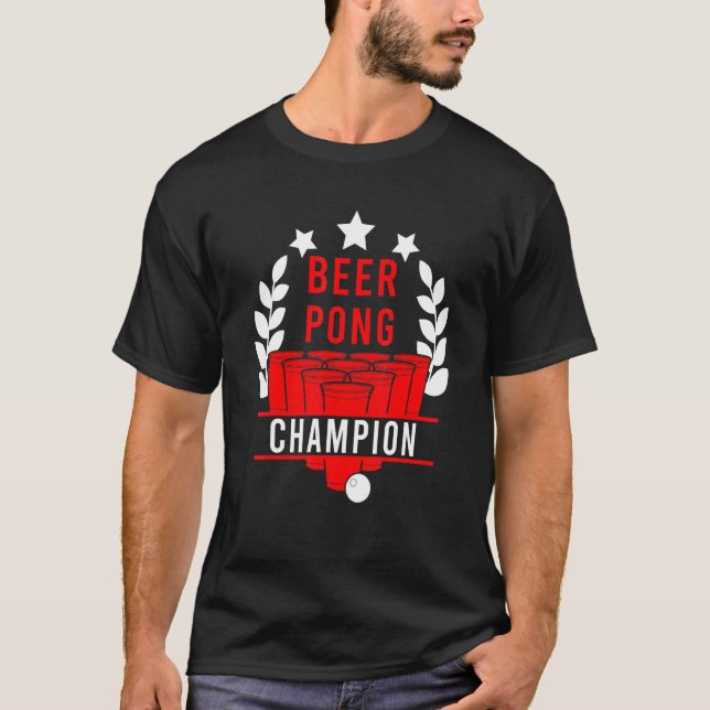 Camiseta Juego de Beer Pong Champion College Jugador Beirut (Anverso)