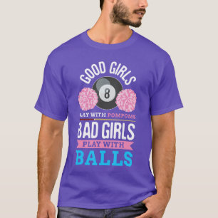 Camiseta Juego de billar deporte taco bolas de billar jugad