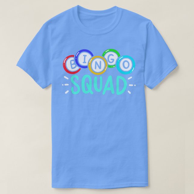 Camiseta Juego de Bingo Sqad (Diseño del anverso)