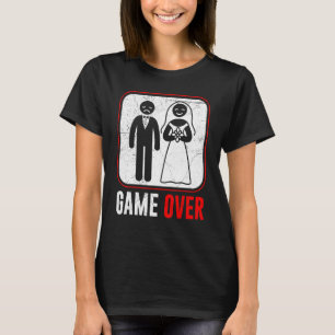 Camiseta Juego de Bodas Sobre el Novio Despedida de Soltero