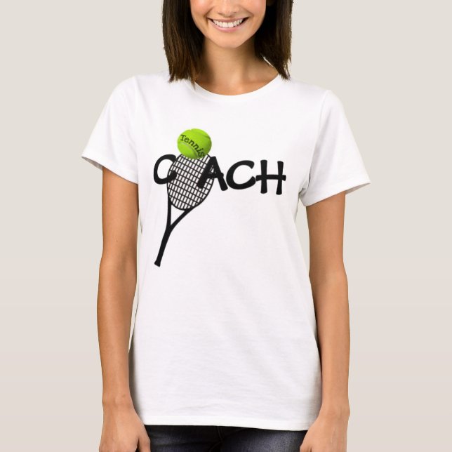 Camiseta Juego de bolas de tenis para entrenador de camiset (Anverso)