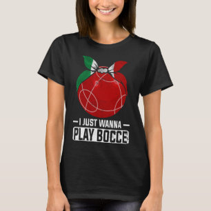 Camiseta Juego de bolos italiano Bocci Player Bocce Byll
